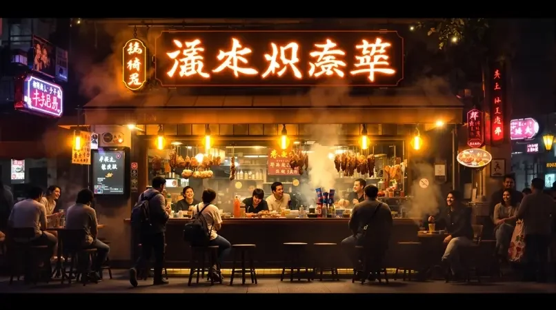 楼下的烧烤店生活喜剧海报