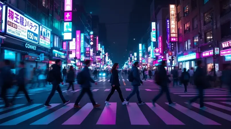 霓虹下的人都市情感剧海报