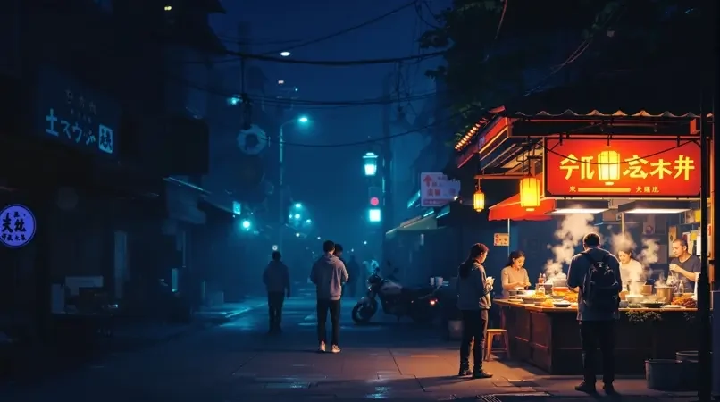 深夜食堂故事都市情感剧海报