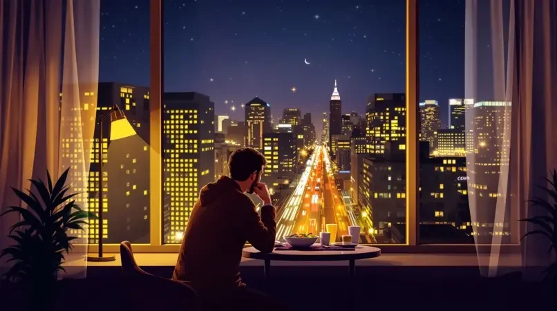 一个人的晚餐都市情感剧海报